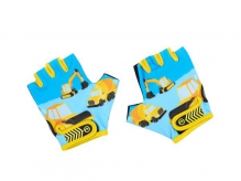 Rękawiczki dziecięce Accent Track niebiesko-żółte L/XL