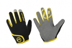 Rękawiczki dziecięce Accent Jockey czarno-żółte XS
