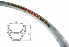 Obręcz 700x38c Tekila 21mm 36 srebrna