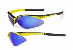 Okulary Accent Shadow żółte fluo-czarne soczewki