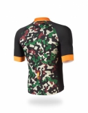 Koszulka kolarska Castelli Furious Green camo XL