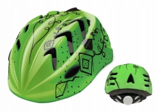 Kask rowerowy dziecięcy B-skin pro kites zielony S