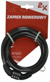 Zapięcie rowerowe HW 87507/8-150 szyfr