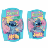 Ochraniacze rowerowe dziecięce kolana i łokcie Stitch