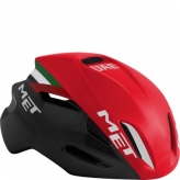 Kask rowerowy met manta l abu dhabi team czarno/czerwony