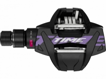 Pedały rowerowe TIME XC 6 zatrzaskowe czarno-fioletowe