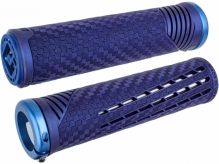 Chwyty rowerowe ODI CF Lock-On Grips Sapphire Blue 135mm