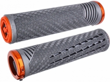 Chwyty rowerowe ODI CF Lock-On Grips Lynx szare 135mm