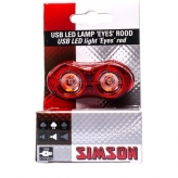 Lampka rowerowa tylna Simson Eyes USB