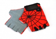Rękawiczki rowerowe dziecięce lycra Spiderman