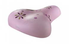 Siodełko rowerowe Selle Royal 8159 baby różowe w kwiatki