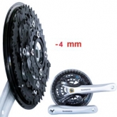 Shimano korba stalowa 42/32/22 acera srebrna