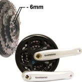 Shimano korba stalowa 42/32/22 altus srebrna