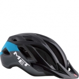 Kask rowerowy met crossover m czarno/niebieski