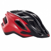 Kask rowerowy met funandgo s czarno/czerwony