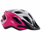 Kask rowerowy met funandgo s różowo/biały