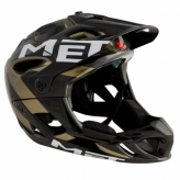 Kask rowerowy met parachute s czarno/złoty