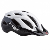 Kask rowerowy met crossover xl biało/czarny