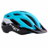 Kask rowerowy met crossover m niebiesko/czarny