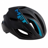 Kask rowerowy met rivale m czarno/niebieski