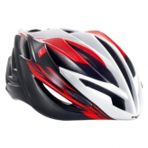 Kask rowerowy met forte universal czerwono/biało/czarny