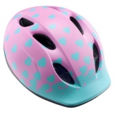 Dziecięcy kask rowerowy met buddy xs serduszka