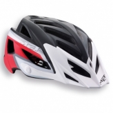 Met kask terra uni mat rd/wt