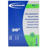 Schwalbe dętka 26 cali XXlight wentyl samochodowy