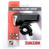 Simson lampka przednia zircon bateria