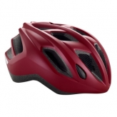 Kask rowerowy met espresso universal czerwony mat