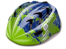 Kask rowerowy B-Skin Kidy Pro M niebiesko-zielony